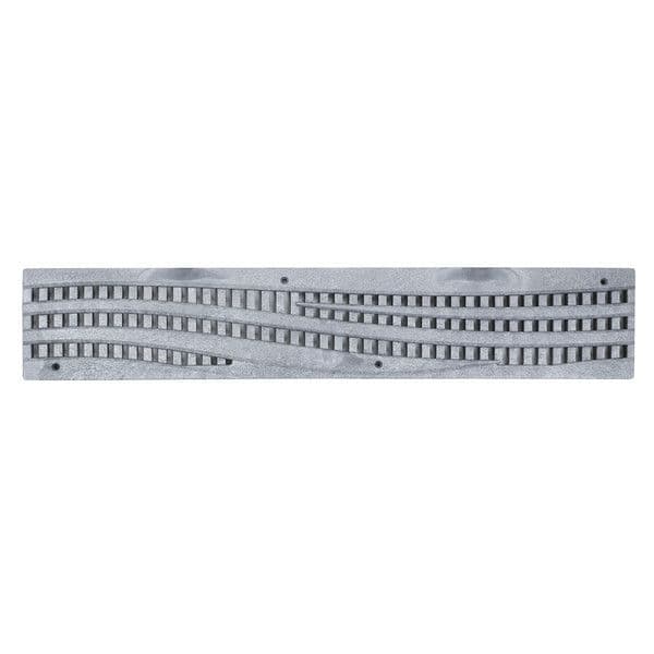 NDS Spee-D Channel Grate, Decorative Wave - Gray