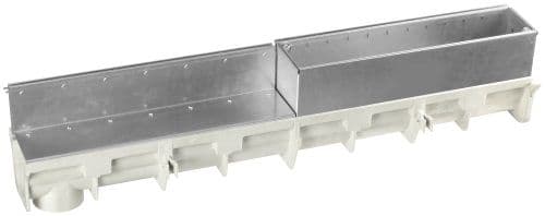 NDS Dura-Slope Slot Top Galvanized Maintenance Unit, 2 ft.