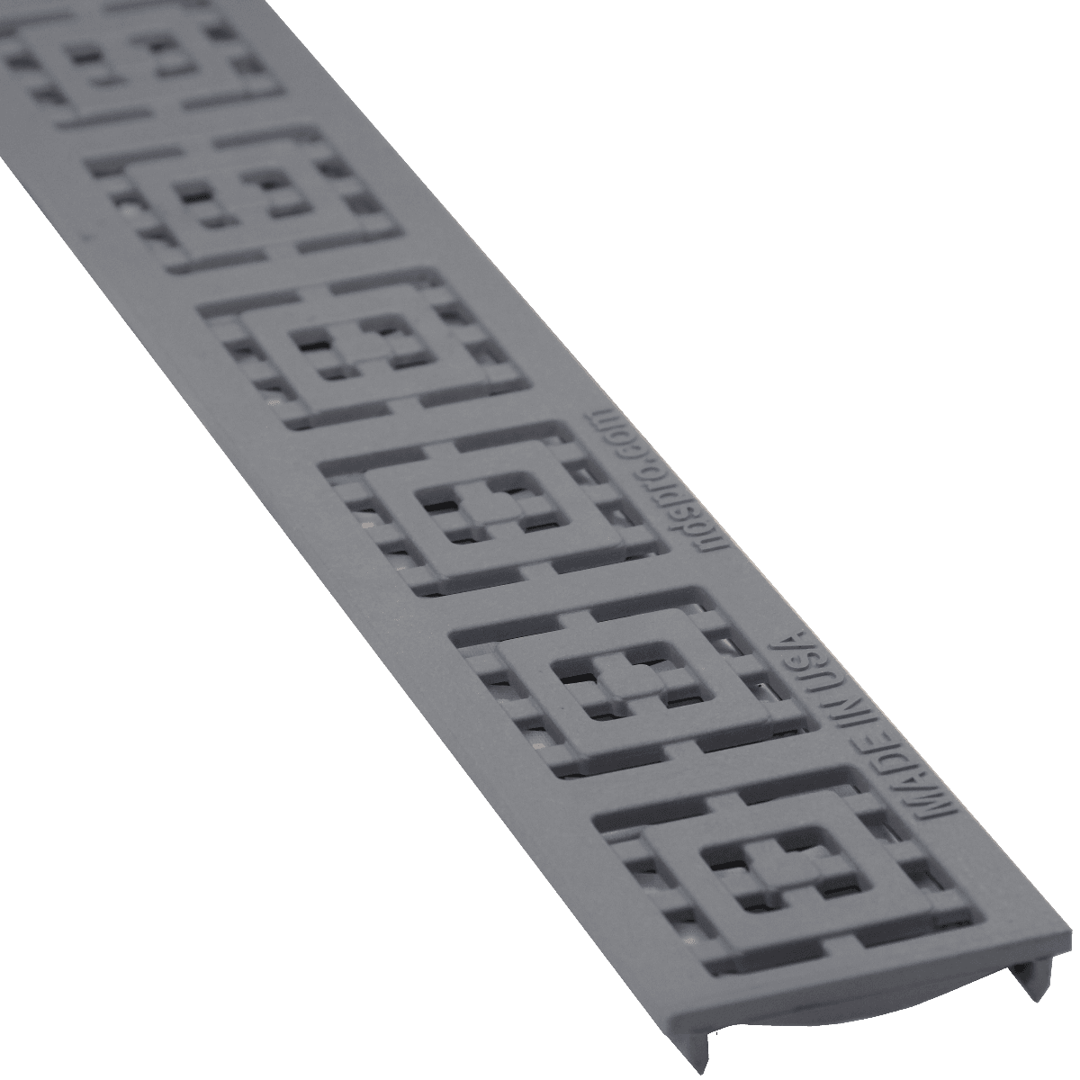 NDS Slim Channel Grate Square - Gray