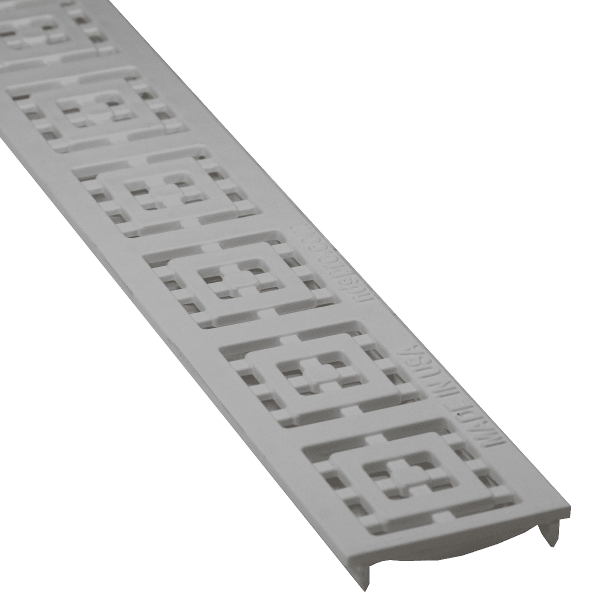 NDS Slim Channel Grate Square - White