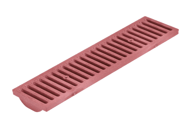 NDS Dura-Slope Channel Grate - Brick Red