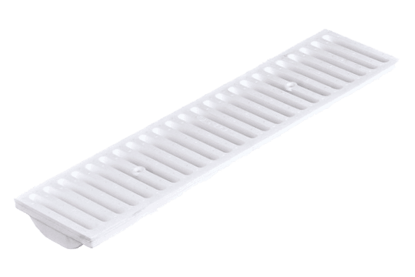 NDS Dura-Slope Channel Grate - White