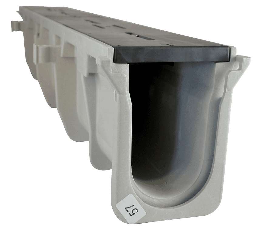 5.34" Deep Neutral Dura Slope Channel Drain