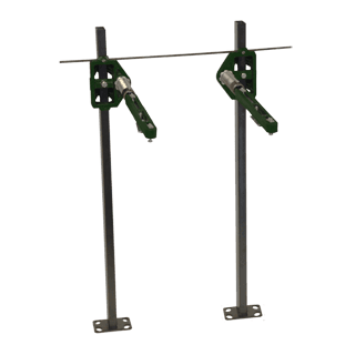Josam Series 17100 cast iron lavatory carrier with concealed arms for supporting wall-mounted lavatories and sinks