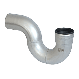 Josam JF-2506 to JF-2514 series 316L stainless steel push-fit P-trap for fixture drainage connections