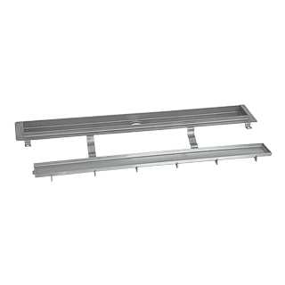 Josam Series 46200 stainless steel shower channel — low-profile linear drain for institutional and residential showers