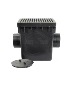 NDS Square Catch Basin with black grate